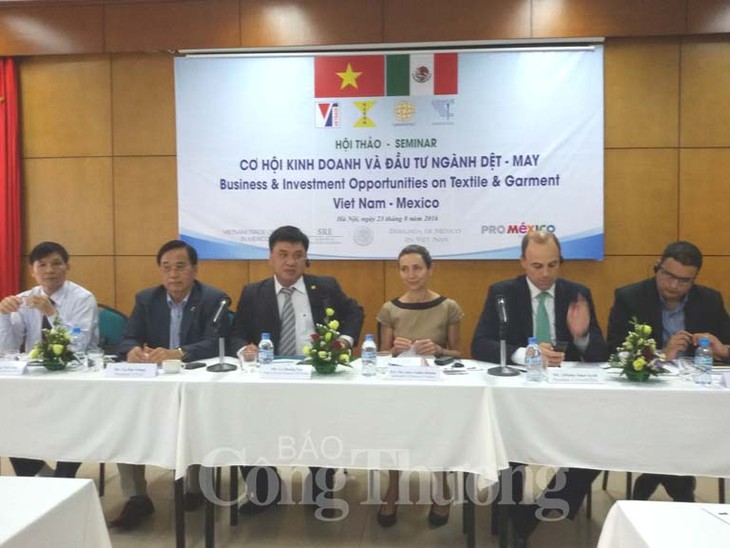Mexican garment, textile businesses seek investment in Vietnam - ảnh 1